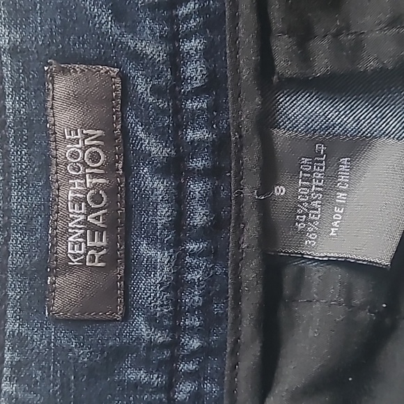 Kenneth Cole Reaction Blue Denim Y2K Style Flare Jeans Size 8 - Picture 7 of 13
